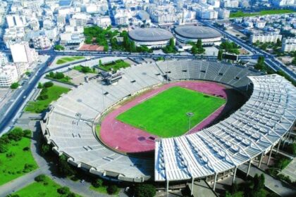 The 52,000 seats Mohamed V Stadium in Casablanca refurbished for $22 Million