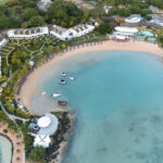 Aerial view of LUX Grand Gaube, Mauritius