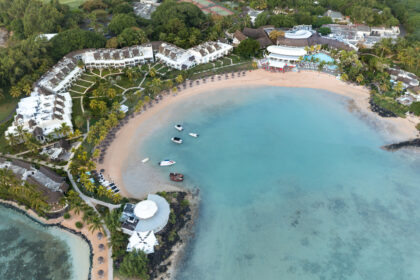 Aerial view of LUX Grand Gaube, Mauritius