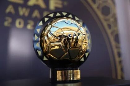 CAF award as seen on CAF website
