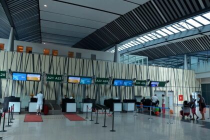 Mauritius Airport arrival