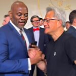Tony Elumelu and Jensen Huang