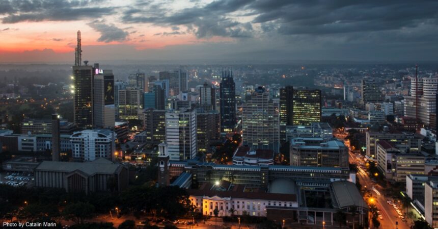 Nairobi, Kenya's capital city.