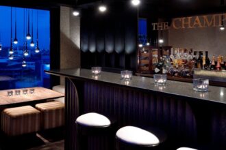 The champagne bar