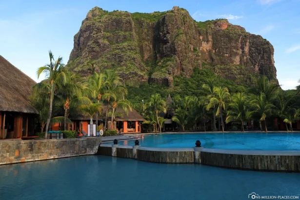 Luxury resort where mountain meets the sea