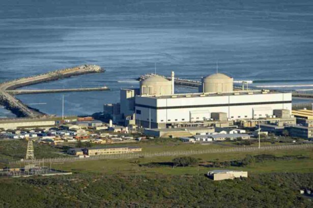 Koeberg nuclear power station near Cape Town, South Africa, part of new nuclear expansion plan