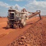 Bauxite mining in Guinea