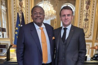 Mike Adenuga Macron meeting