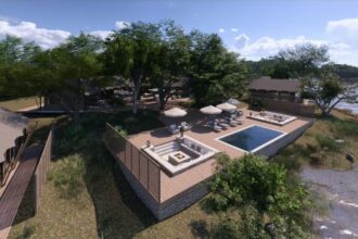 Rendering of Lone Palm Lodge