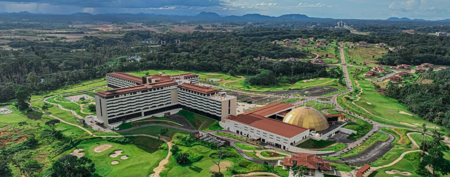 Grand Hotel Djibloho -Aerial view