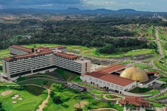 Grand Hotel Djibloho -Aerial view