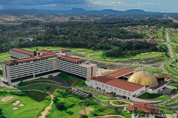 Grand Hotel Djibloho -Aerial view