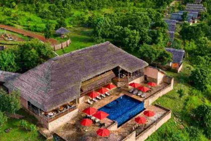 Zaina Lodge, a high-end safari retreat that blends modern comfort with local design.