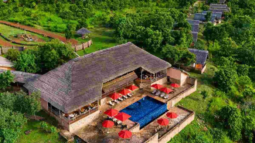 Zaina Lodge, a high-end safari retreat that blends modern comfort with local design.