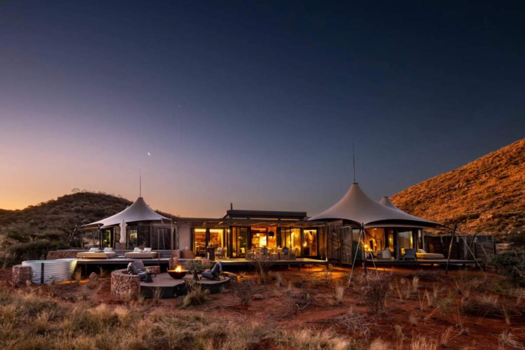 Tswalu spans 1,200 sq km in South Africa’s southern Kalahari, offering luxury safaris and conservation guided by the Oppenheimer family.