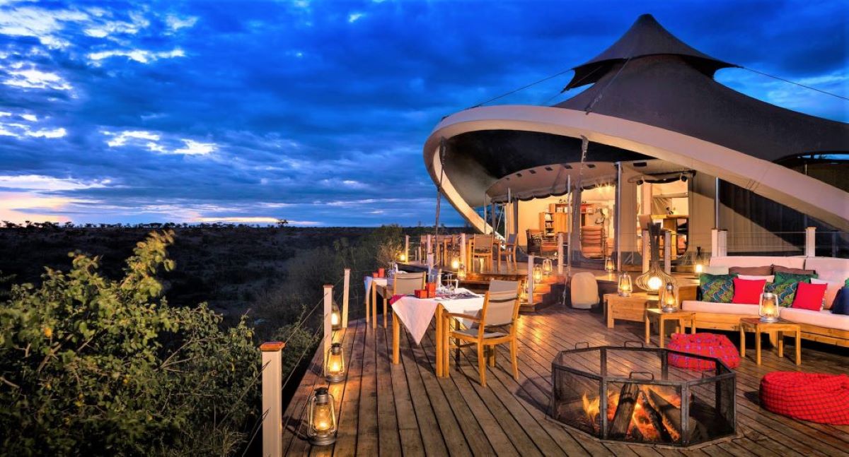 Safari lodge in Maasai Mara
