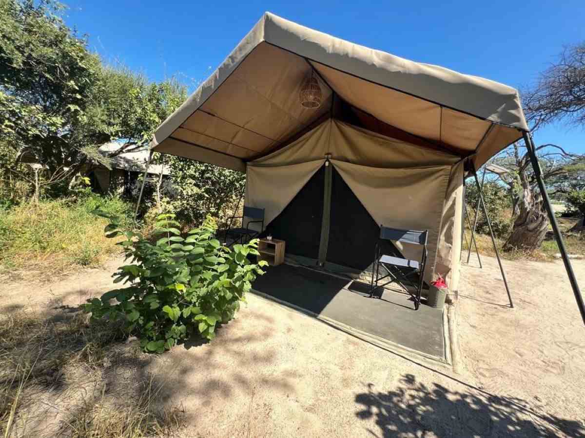 Mababe Tented Camp, exterior meru tent