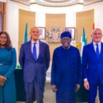 Nigeria's President Bola Tinubu in a meeting with executives of Eni Oil company and Nigeria Agip Exploration