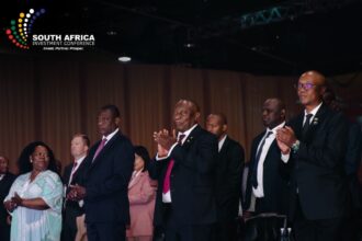 South Africa President, Cyril Ramaphosa and some delegates at SAIC 2026