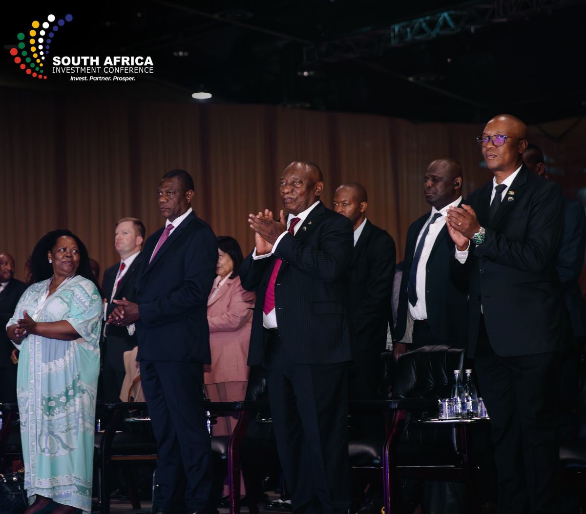 South Africa President, Cyril Ramaphosa and some delegates at SAIC 2026