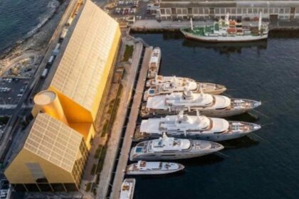 Quay 7 Superyacht Marina, positioned in front of the Cape Town EDITION hotel.