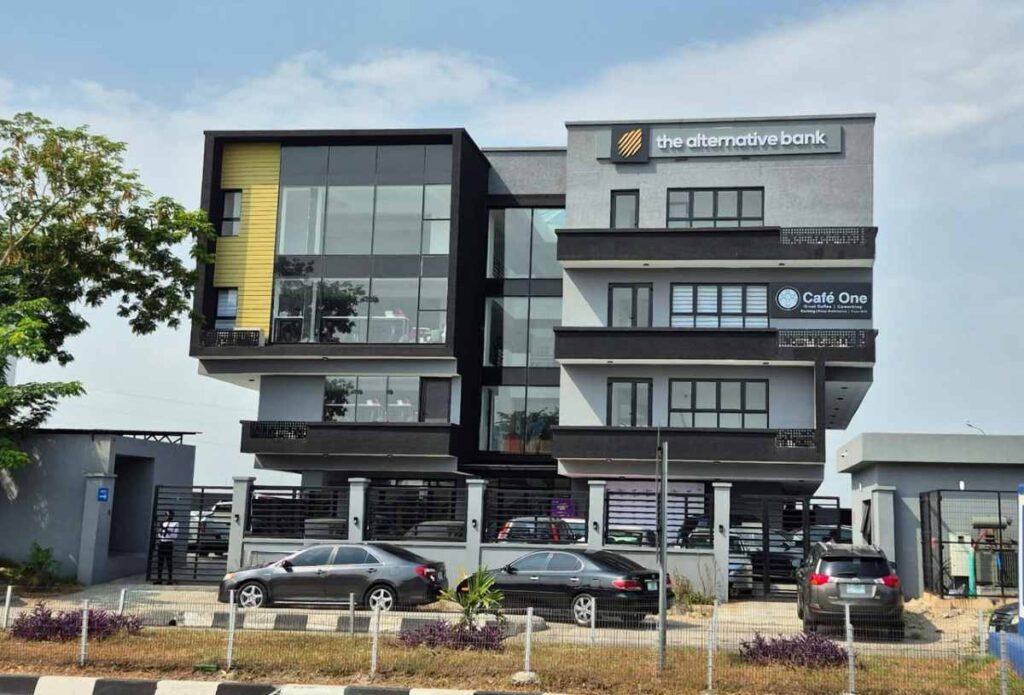 The Alternative Bank Lekki branch owned by Sterling HoldCo.