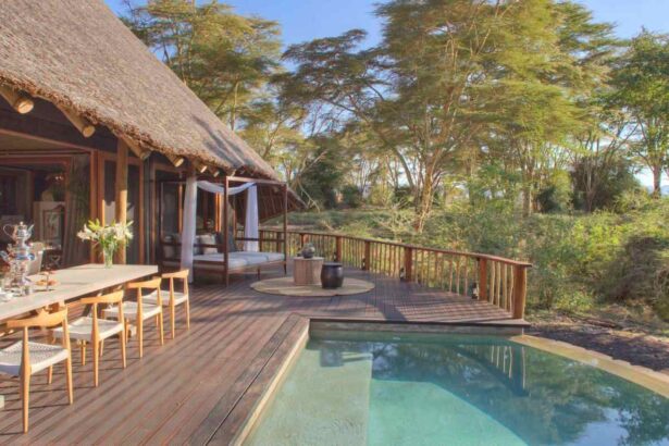 Finch Hattons sits at the base of the Chyulu Hills, amid springs and open skies.