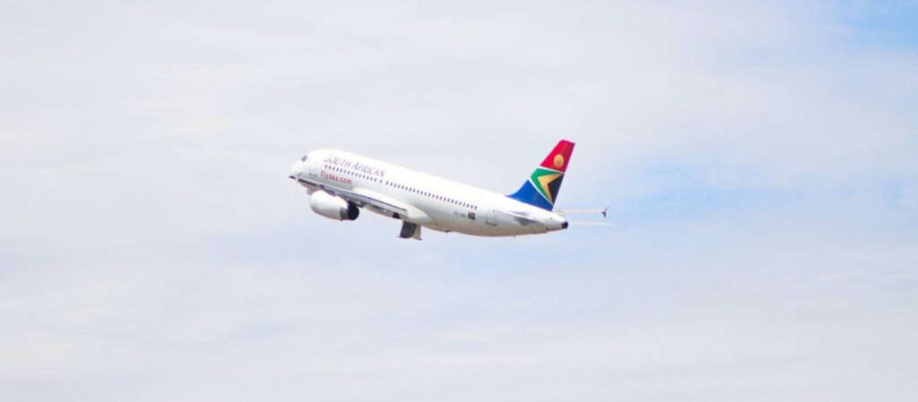 South African Airways aircraft.