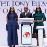 Oge Elumelu, Tony O. Elumelu, CFR, and Dr. Awele Vivien Elumelu.