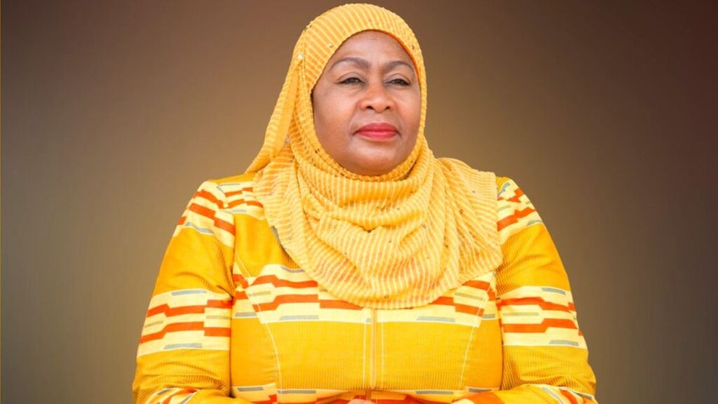 Samia Suluhu Hassan President of Tanzania.