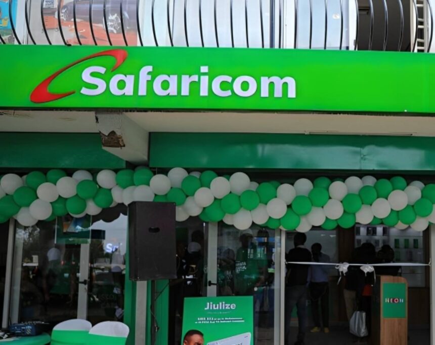 Safaricom's mobile, data, and M-PESA services in Kenya.