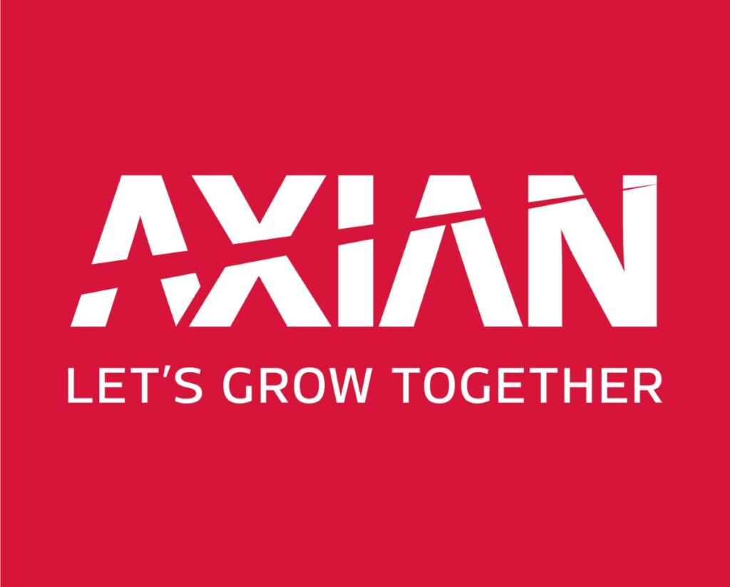 Axian Telecom logo representing the pan-African telecom operator driving digital infrastructure and financial growth across multiple markets.