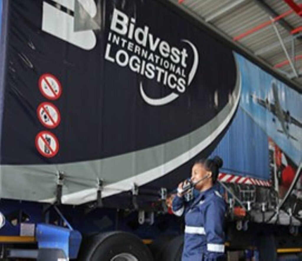 Bidvest logistics operations managing freight, distribution, and supply chain services across South Africa and international markets.
