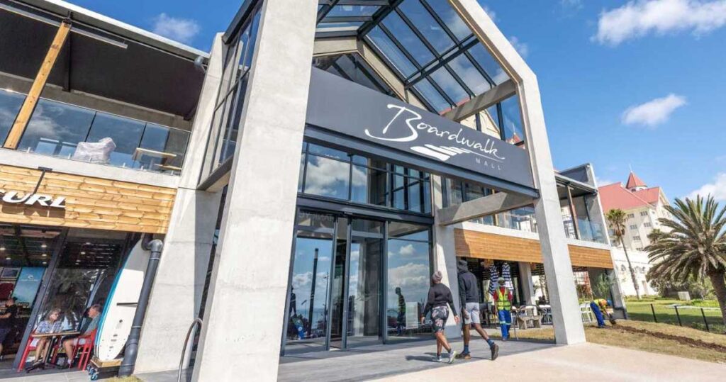 Boardwalk Mall in Gqeberha, located near The Capital Boardwalk aparthotel within the city’s hospitality and leisure precinct.