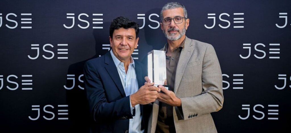 Optasia Chairman Michael Jordaan and CEO Salvador Anglada.