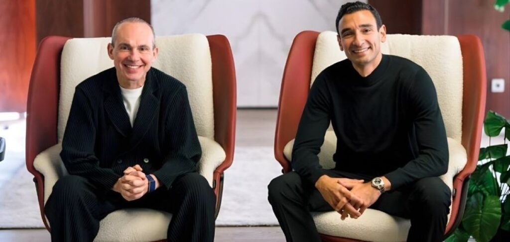 Mohamed Farouk, chairman, and Ayman Essawy, CEO of Lucky fintech, Egypt.