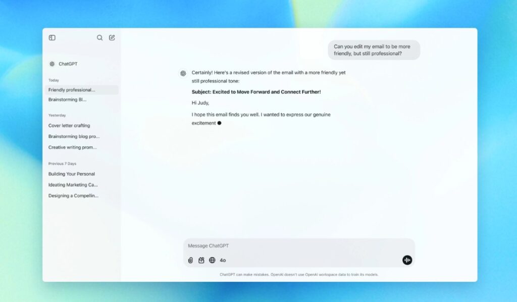 Illustration of brainstorming with ChatGPT