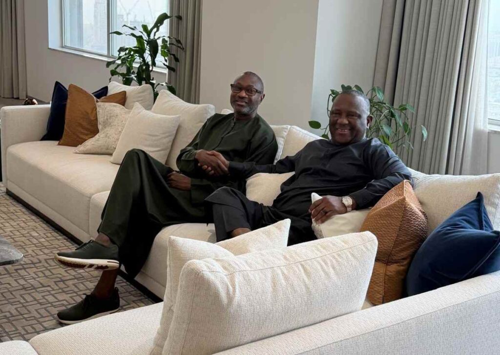 Femi Otedola and Abdul Samad Rabiu.