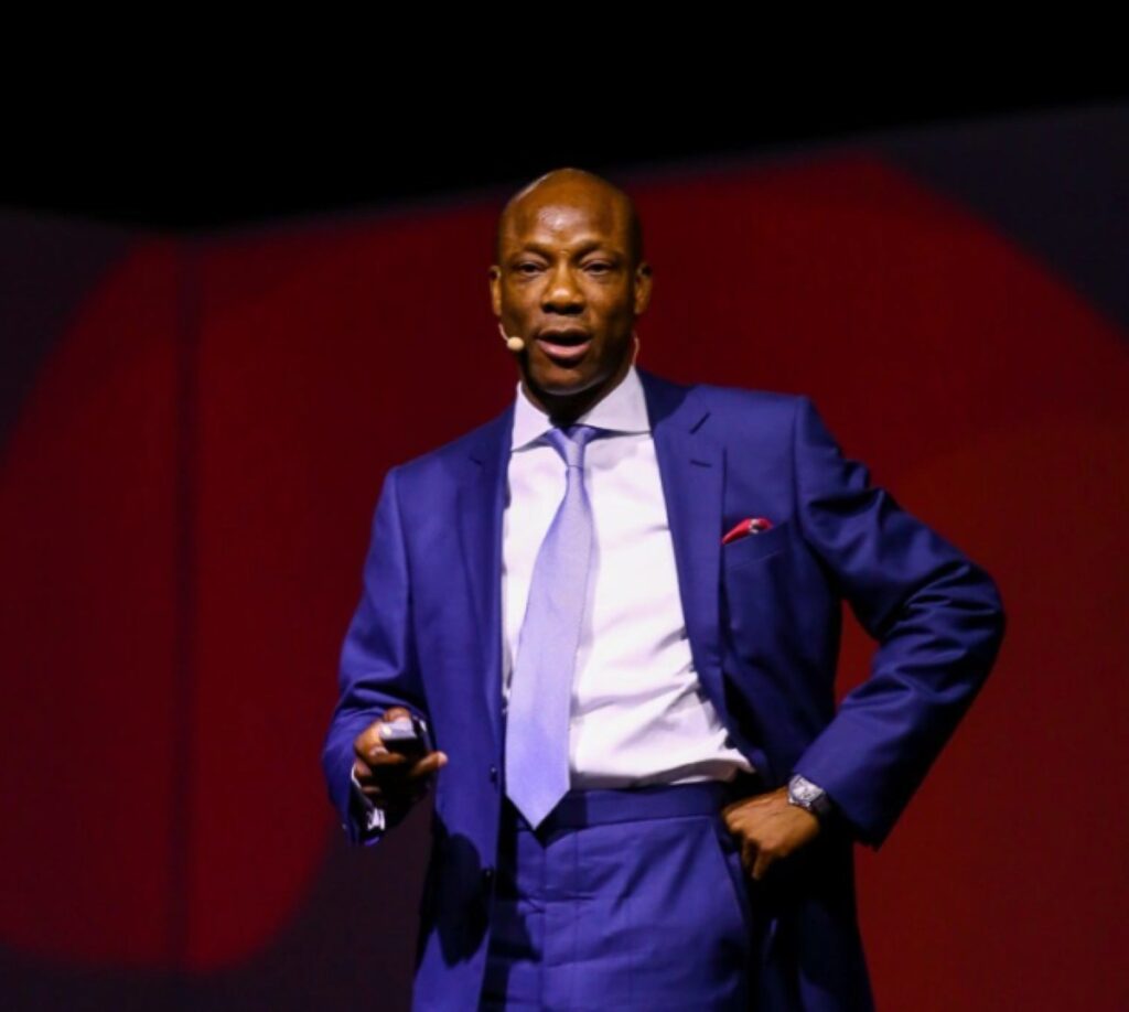 Segun Agbaje, CEO of GTCO, at the launch of GTBank’s Habari platform.