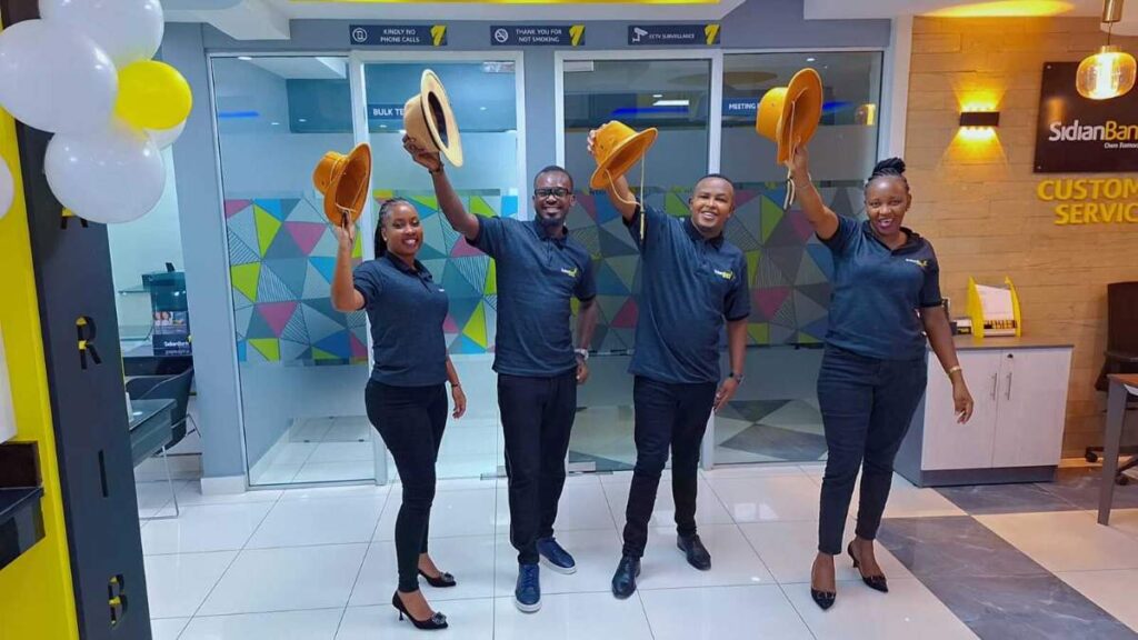 Sidian Bank employee during Customer Service Week 2025 in Kenya.