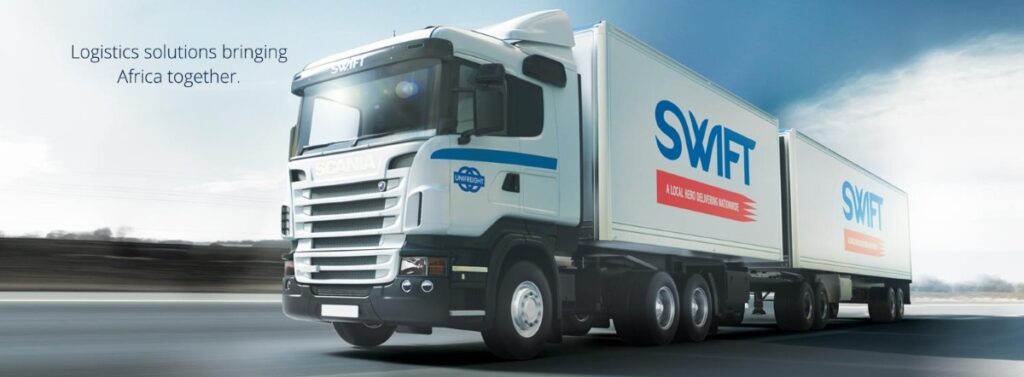 Unifreight Swift brand representing the company’s logistics division.