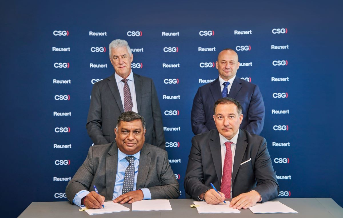 CSG and Reunert signing