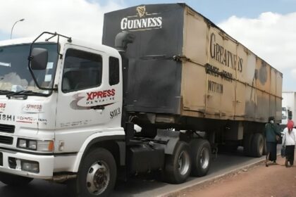 Express Kenya Plc logistics vehicle