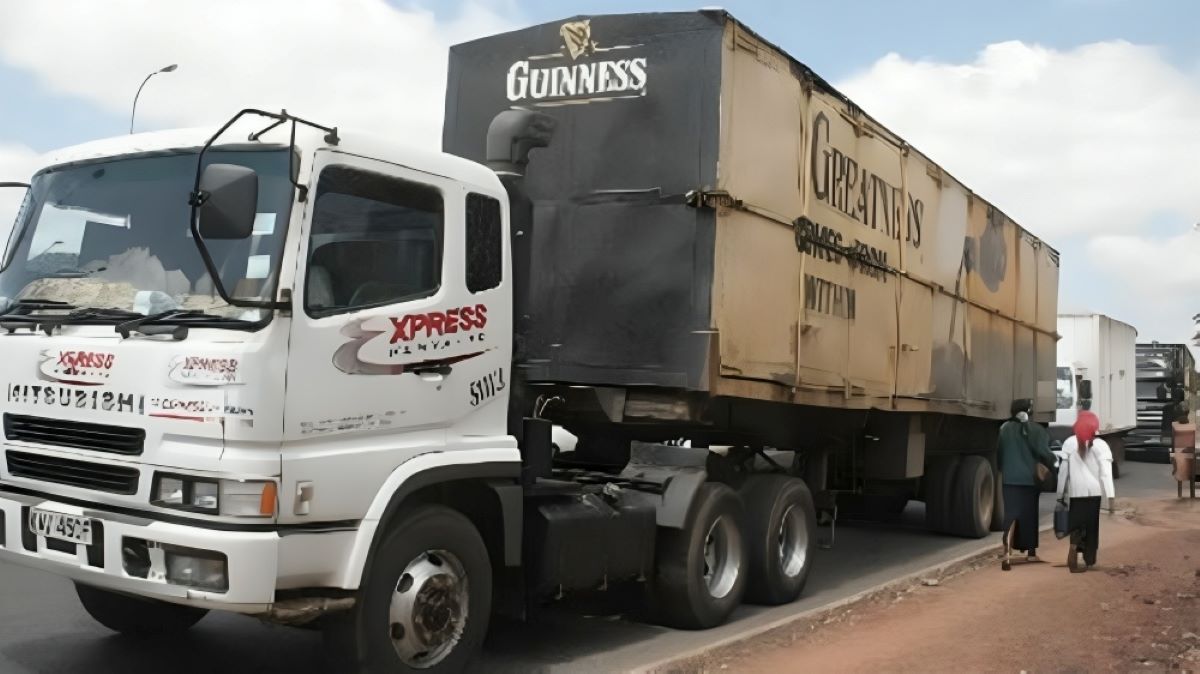 Express Kenya Plc logistics vehicle