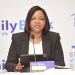 Family Bank CEO Nancy Njau at the 19th AGM