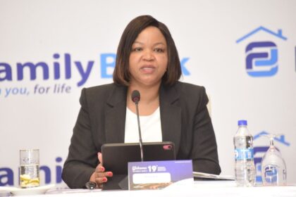 Family Bank CEO Nancy Njau at the 19th AGM