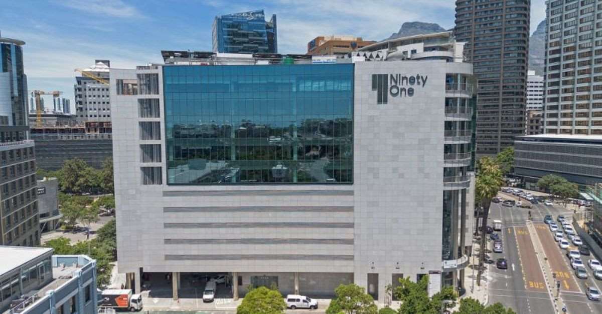 Growthpoint’s 36 Hans Strijdom Foreshore building in Cape Town, occupied by Ninenty One.