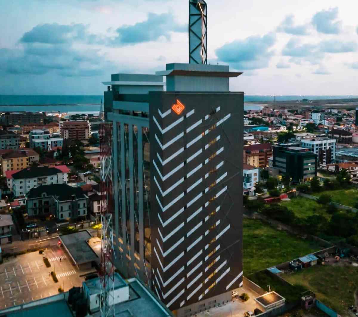 Access Bank headquarters in Lagos, corporate headquarters of Access Holdings Plc.