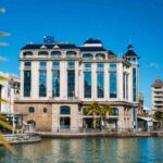 IBL Group headquarters at Caudan Waterfront in Port Louis, Mauritius, home to the Mauritian conglomerate.