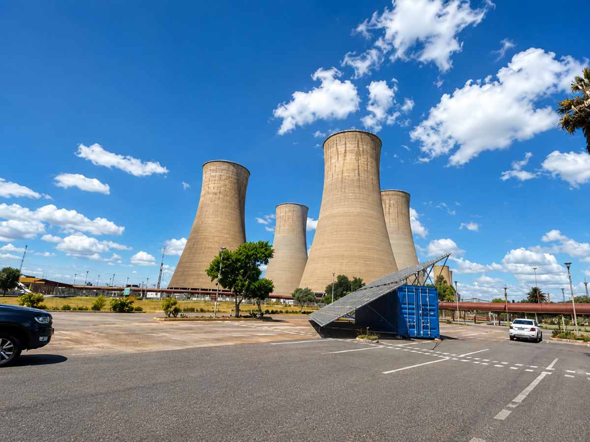 Komati Power Station-in South Africa.